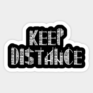 Keep Distance Sticker